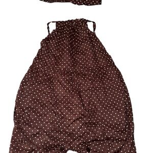 Brown Polka Dot Jumpsuit